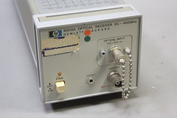 HP OPTICAL RECEIVER  81519A