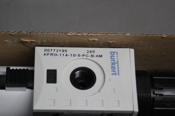 NEW BURKERT FILTER REGULATOR KFRG-114-10-5-PC-B-AM