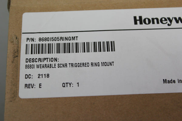 NEW Honeywell 8680Im505RINGMNT 8680I WEARABLE RING MOUNT FOR MINI PC AND SCANNER