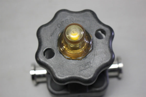 ITT 3/4" STAINLESS STEEL PURE-FLO DIAPHRAGM VALVE .75-316L-RA20MAX