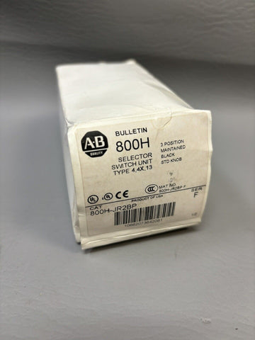 NEW Allen Bradley 800H-JR2BP Selector Switch 30.5mm Type 4/4X/13 3
