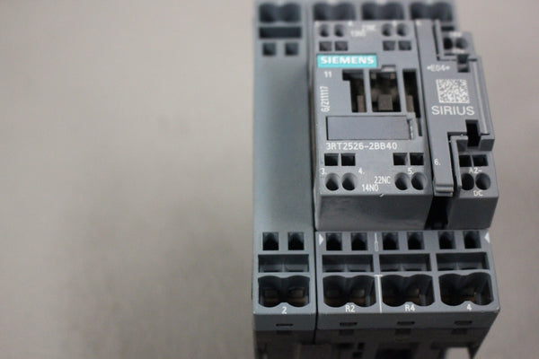 SIEMENS SIRIUS CONTACTOR 3RT2526-2BB40