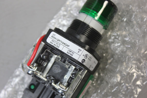 NEW ALLEN BRADLEY PUSH TO TEST PILOT LIGHT 800H-QRTH24GAP F