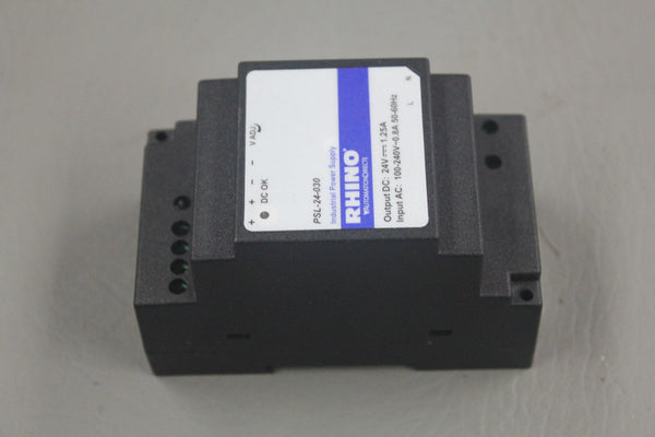 RHINO AUTOMATION DIRECT  INDUSTRIAL POWER SUPPLY PSL-24-030