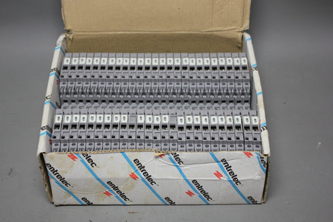 LOT OF 50 NEW ENTRELEC 0115 647 TERMINAL BLOCKS