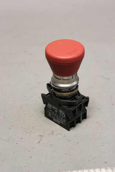 Allen Bradley E-Stop Emergency Button w/twist Release 800E-3X10, 800E-3X01L