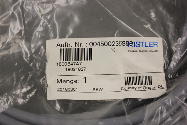 NEW KISTLER 1500B47A7 004500235889 SENSOR CONNECTION CABLE