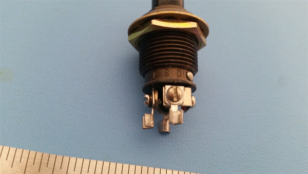 UNUSED VINTAGE CSD AVIATION INDUSTRIAL PUSH BUTTON SWITCH A20078BB