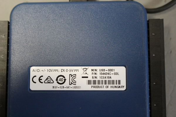 NATIONAL INSTRUMENTS MULTIFUNCTION DAQ DEVICE USB-6001 – PALM INDUSTRIAL