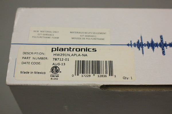 NEW PLANTRONICS EncorePro HW291N 78712-01 Headset