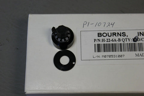 NEW BOURNS POTENTIOMETER TURNS COUNTING DIAL H-22-6A-B