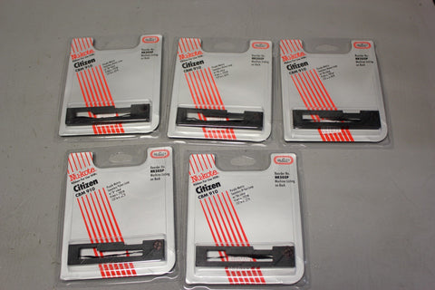 LOT OF 5 NEW NU-KOTE POS RIBBONS FOR CITIZEN CMB 910 911 MD910 911 NK505P