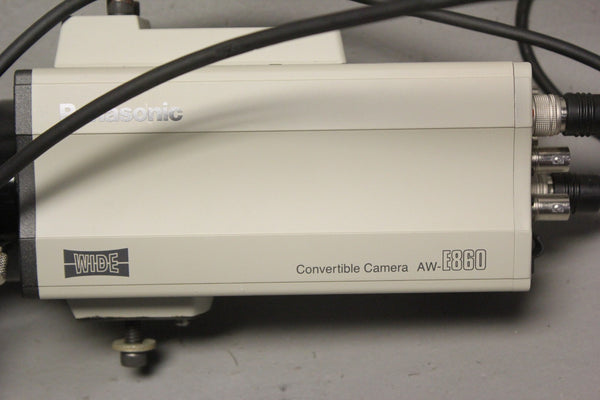 PANASONIC 3 CCD CONVERTIBLE CAMERA W/ FUJINON TV LENS AW-E860 (AW-E860NY01) W/PS