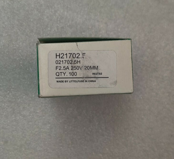 littlefuse H21702.5  fuses 91 pcs NEW
