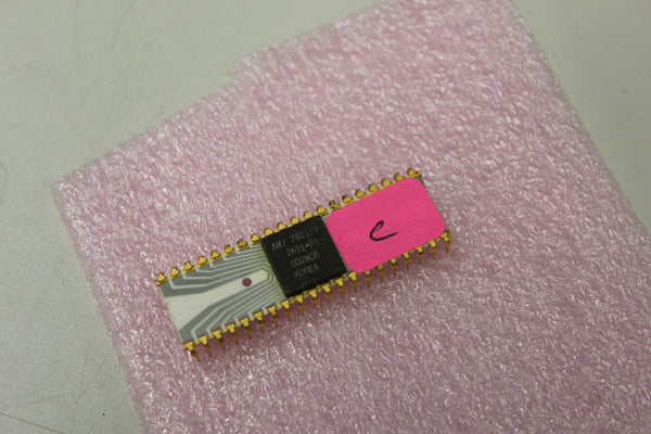 Vintage AMI Gold/Grey Trace CPU Chip Processor (C)