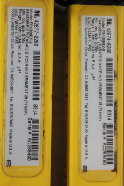 STI FLEXSAFE FS4300 SERIES TRANSMITTER + RECEIVER FS4328BX-2 FS4328BR-2