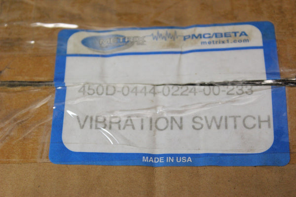 NEW METRIX SOLID STATE VIBRATION SWITCH IN ENCLOSURE 450D-0444-0224-00-233