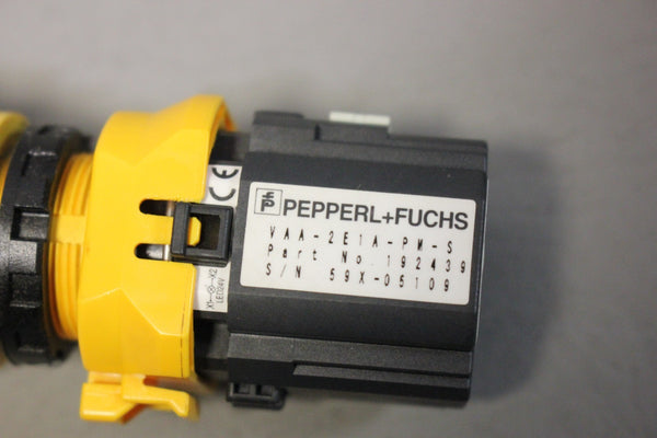 PEPPERL FUCHS  TWIST TO RELEASE EMERGENCY STOP ILLUMINATED PUSHBUTTON SWITCH