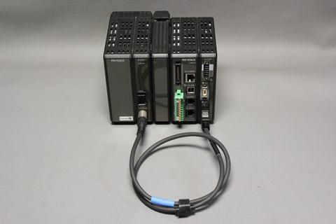 KEYENCE LASER DISPLACEMENT METER W/ SPECTROSCOPY UNIT SI-F1001 & SI-F01U