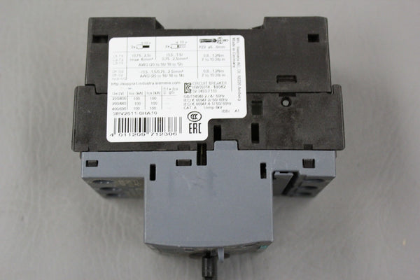 SIEMENS SIRIUS CONTACTOR MOTOR STARTER 3RV2011-OHA10