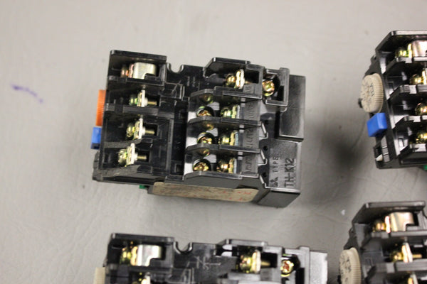 LOT OF 6 MITSUBISHI ELECTRIC THERMAL OVERLOAD RELAY TH-K12