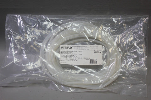MASTERFLEX PEROXIDE CURED SILICONE TUBING 25 FEET 96400-14 SEALED