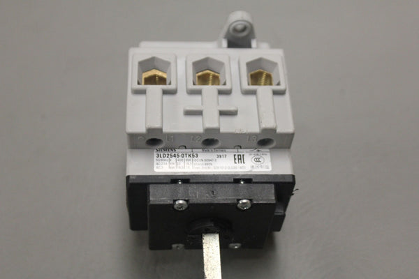 SIEMENS 3LD2545-0TK53 SWITCH DISCONNECTOR