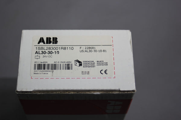 NEW ABB CONTACTOR AL30-30-10