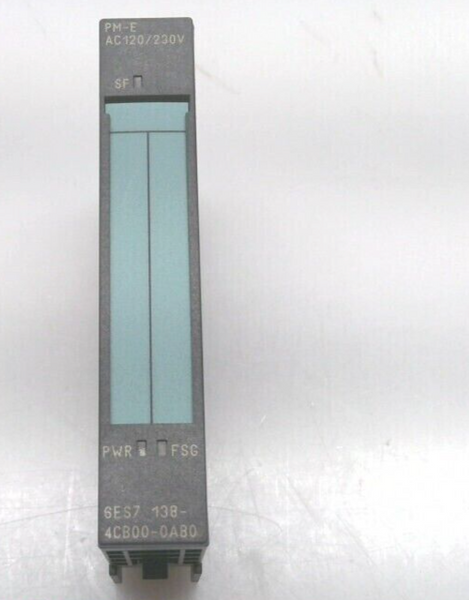 SIEMENS S7 ELECTRONIC POWER MODULES 6ES7 138-4CB00-0AB0