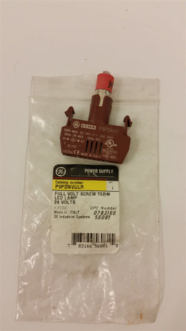  GE FULL VOLT SCREW TERMINAL 24V LED LAMP MODULE P9PDNVDLR