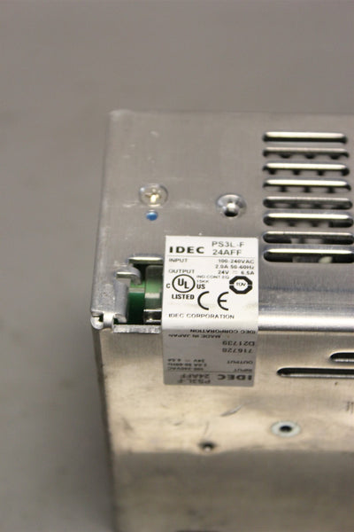 IDEC 24V POWER SUPPLY PS3L-F 24AFF