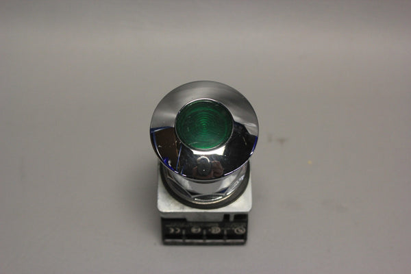 SIEMENS 52PP2G3AB GREEN MUSHROOM  HEAD ILUMINATED PUSH & PULL BUTTON