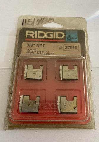 NEW  RIDGID 37910 RH Pipe Dies 3/8” NPT