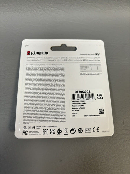 LOT OF 15 KINGSTON 32GB DATA TRAVELER USB-C FLASH DRIVE