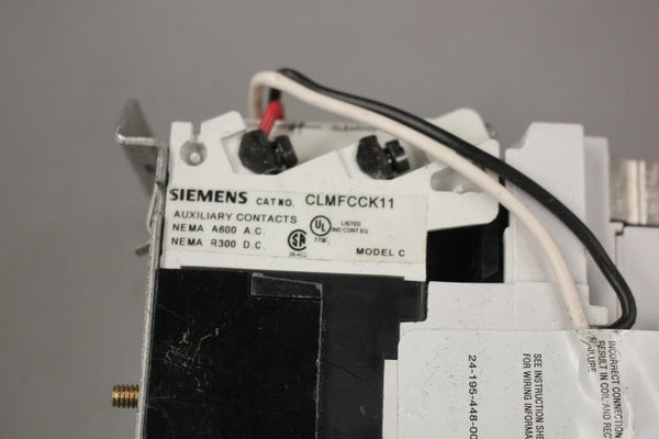 SIEMENS LIGHTING CONTACTOR CLM0D03