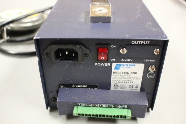 DELTA REGIS TOOLS BECT840N-SS POWER CONTROLLER & ELECTRIC TORQUE SCREWDRIVER