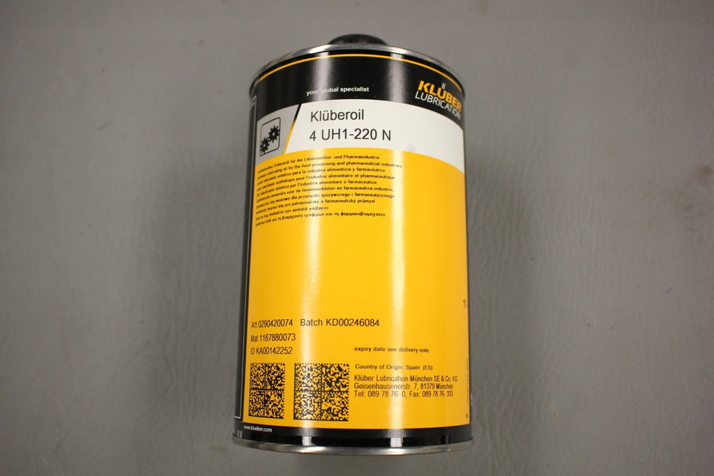NEW KLUBEROIL KLUBER LUBRICATION OIL 4 UH1-220 N