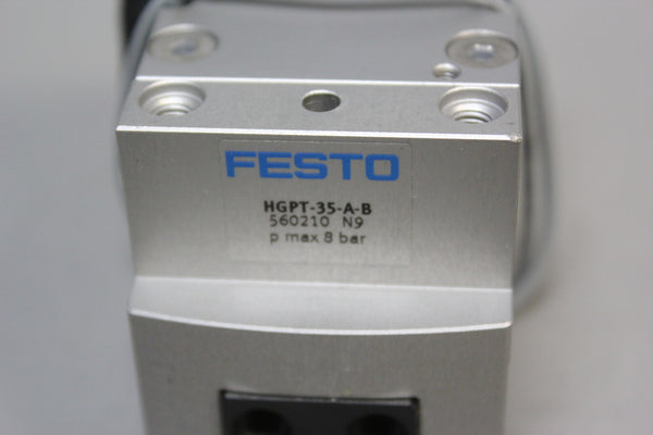 FESTO PNEUATIC PARALLEL GRIPPER MODEL:  HGPT-35-A-B