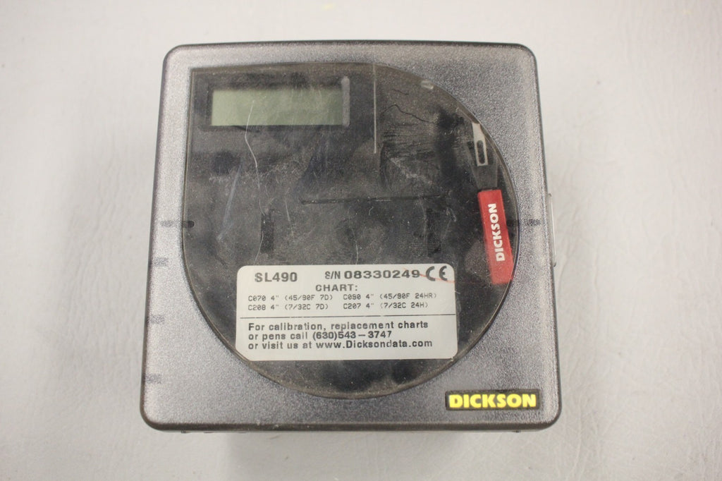 DICKSON CALIBRATION TEMPERATURE CHART RECORDER SL490