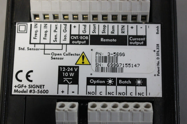 GF SIGNET BATCH CONTROLLER 3-5600