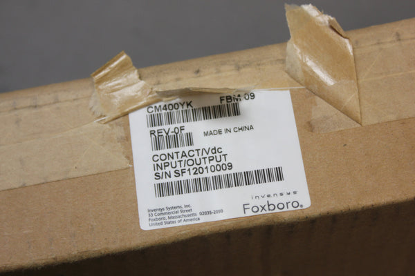 NEW FACTORY SEALED FOXBORO/INVENSYS CONTACT MODULE CM400YK-0F