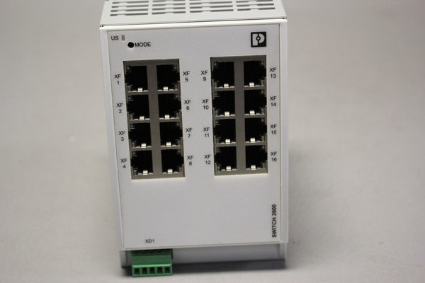 PHOENIX CONTACT 16 PORT ETHERNET SWITCH  FL SWITCH 2016