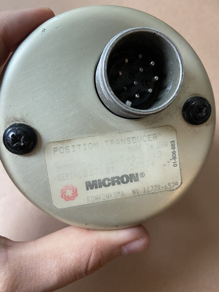 Micron Position Transducer 36-300-748-0113 Rotary Encoder