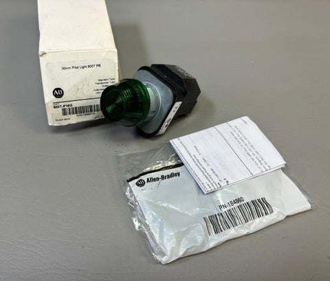 NEW Allen Bradley Transformer Type Green Pilot Light Unit 800T-P16G