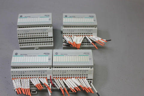 LOT OF 4 ALLEN BRADLEY FLEX I/O MODULES 1794-OB16A