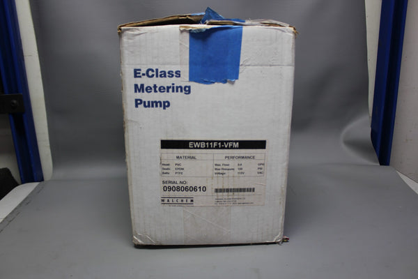 NEW WALCHEM IWAK EWB11F1-VFM E-CLASS METERING PUMP