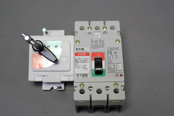 EATON 60A INDUSTRIAL CIRCUIT BREAKER W/SWITCH   EGE3060FFG ACCESSORY 140714-T