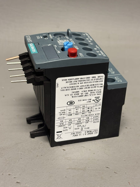 SIEMENS 3RU2116-0HB0 Thermal Overload Relay Unused
