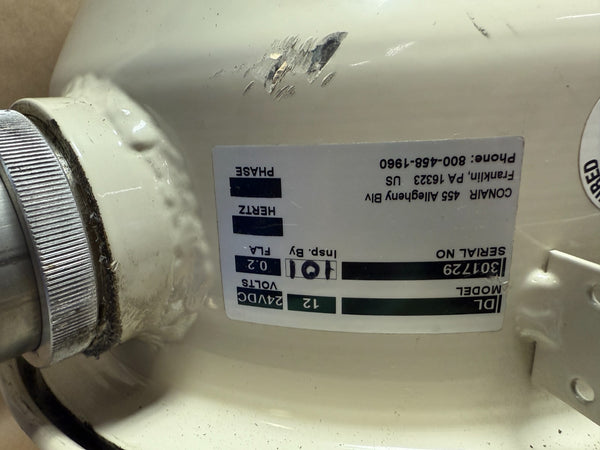 CONAIR  DL Series Material Feeder with UTB-24-D Terminal Box Hopper DL 12 Vacuum