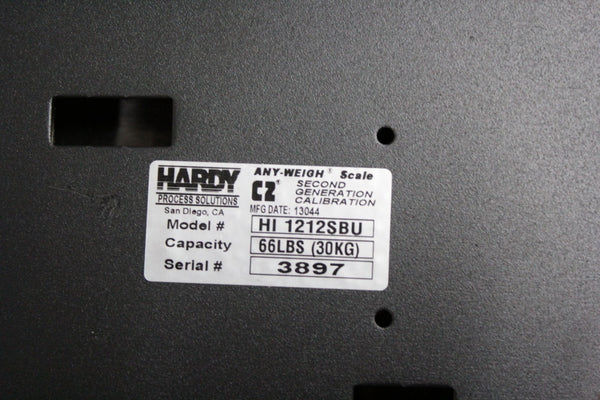 NEW HARDY HI 1212 UNIVERSAL BENCH SCALE 66LBS HI 1212SBU-66 ANY-WEIGH